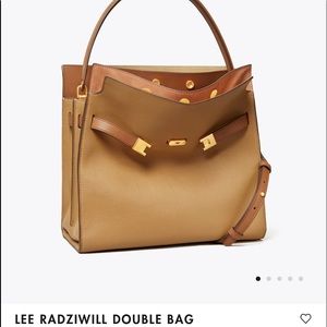 Lee Radziwill Double Bag Tory Burch Tiramisu